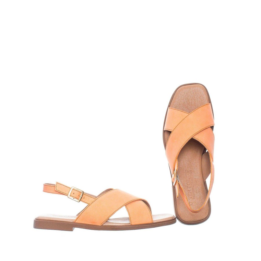 Dam Ten Points Sandaler|Hållbara sandaler | Olivia Sandaler — Orange