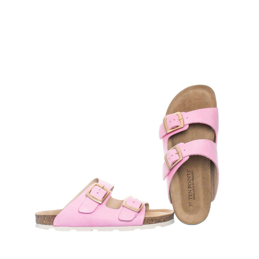 Dam Ten Points Sandaler|Slip-in sandaler|Hållbara sandaler | Vivienne Slip-In — Ljusros