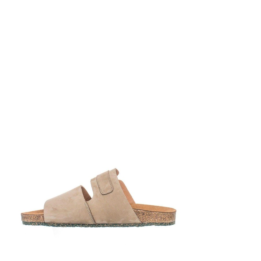 Dam Ten Points Sandaler|Slip-in sandaler|Hållbara sandaler | Vivienne Slip-In — Taupe