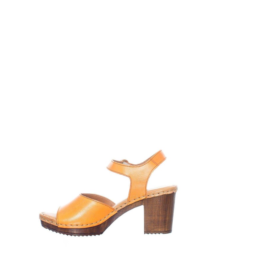 Dam Ten Points Sandaler|Clogs|Hållbara sandaler | Amelia Clogs — Orange