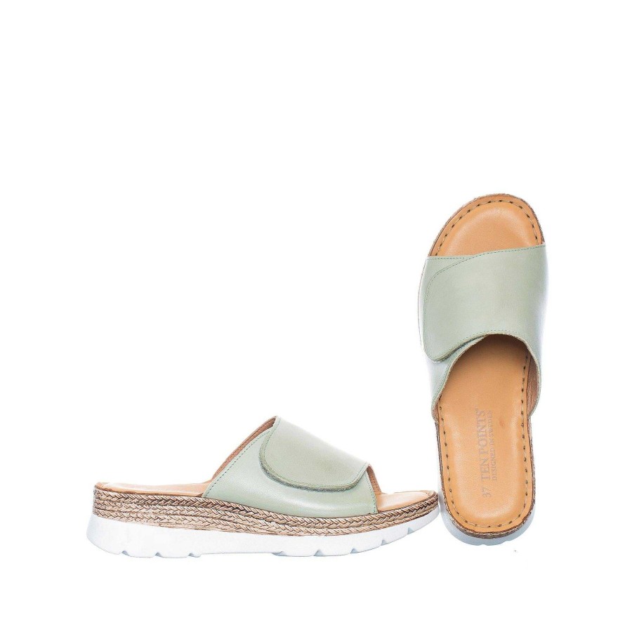 Dam Ten Points Sandaler|Slip-in sandaler|Hållbara sandaler | Maya Slip-In — Mintgron