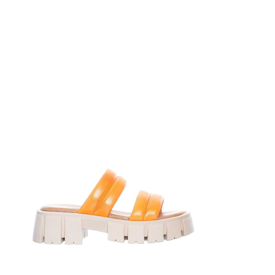 Dam Ten Points Sandaler|Slip-in sandaler|Hållbara sandaler | Serena Slip-In — Orange