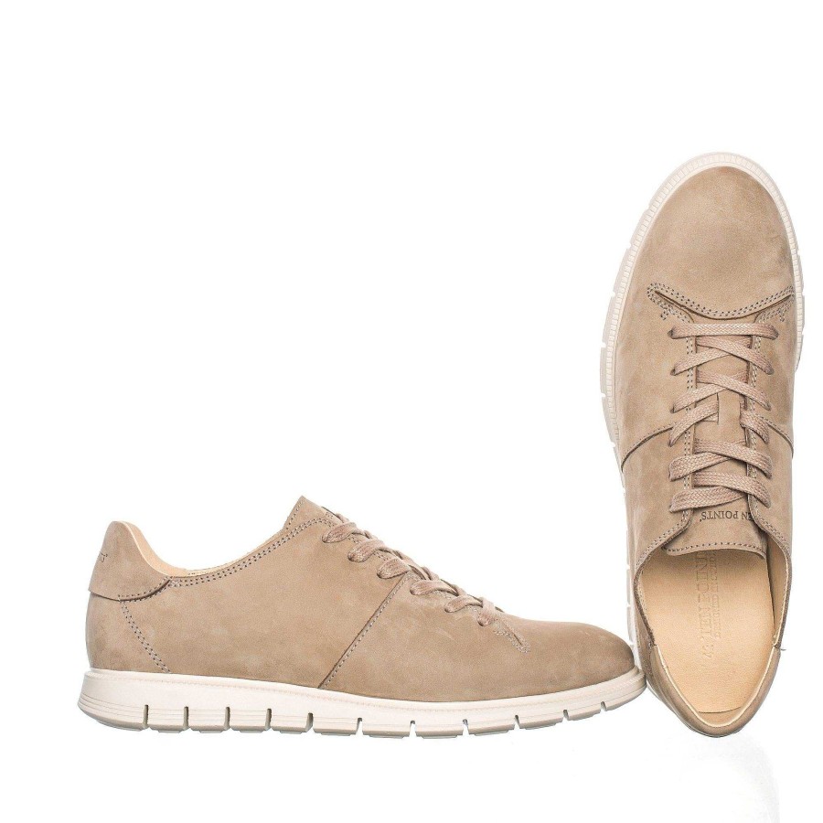 Herr Ten Points Snörskor|Sneakers|Hållbara skor | Liam Sneakers — Taupe