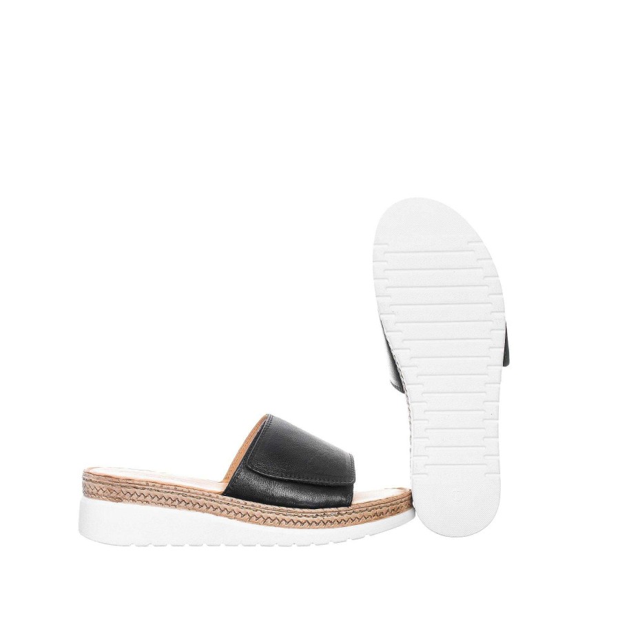 Dam Ten Points Sandaler|Slip-in sandaler|Hållbara sandaler | Malin Slip-In — Svart