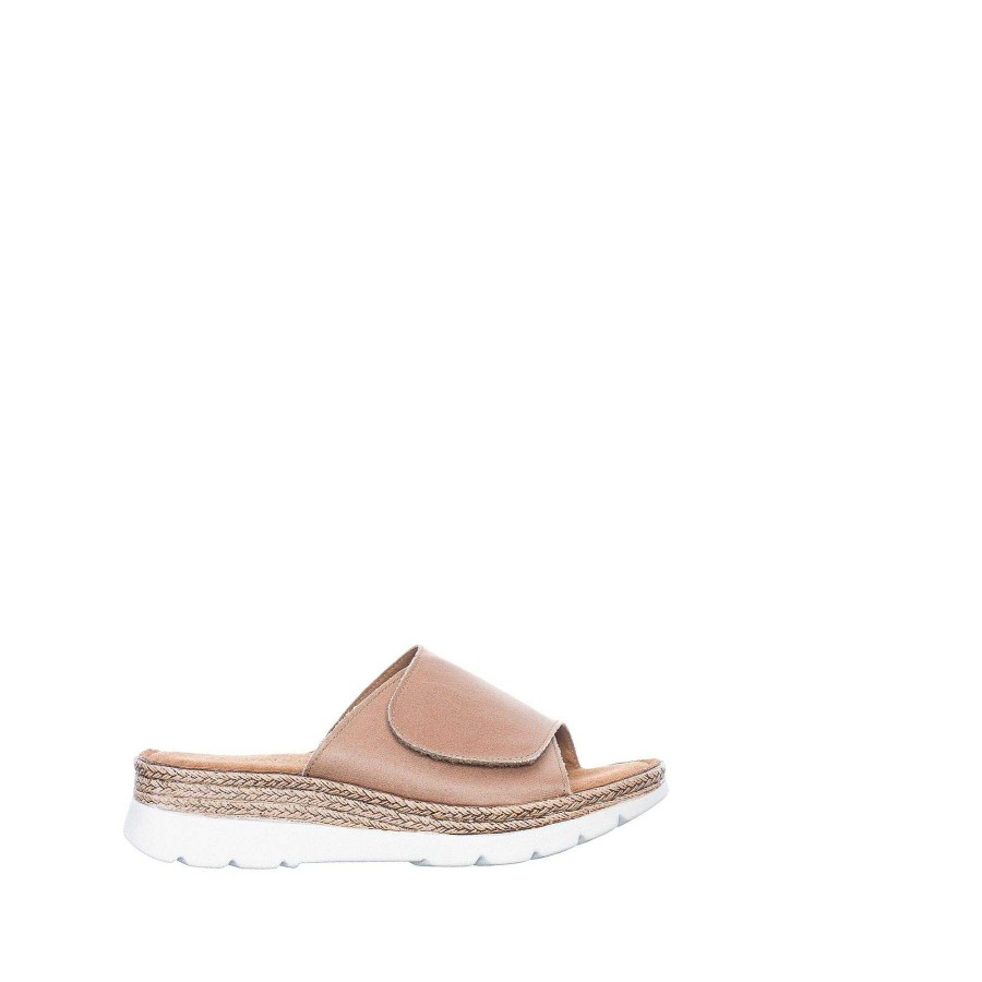 Dam Ten Points Sandaler|Slip-in sandaler|Hållbara sandaler | Maya Slip-In — Konjak