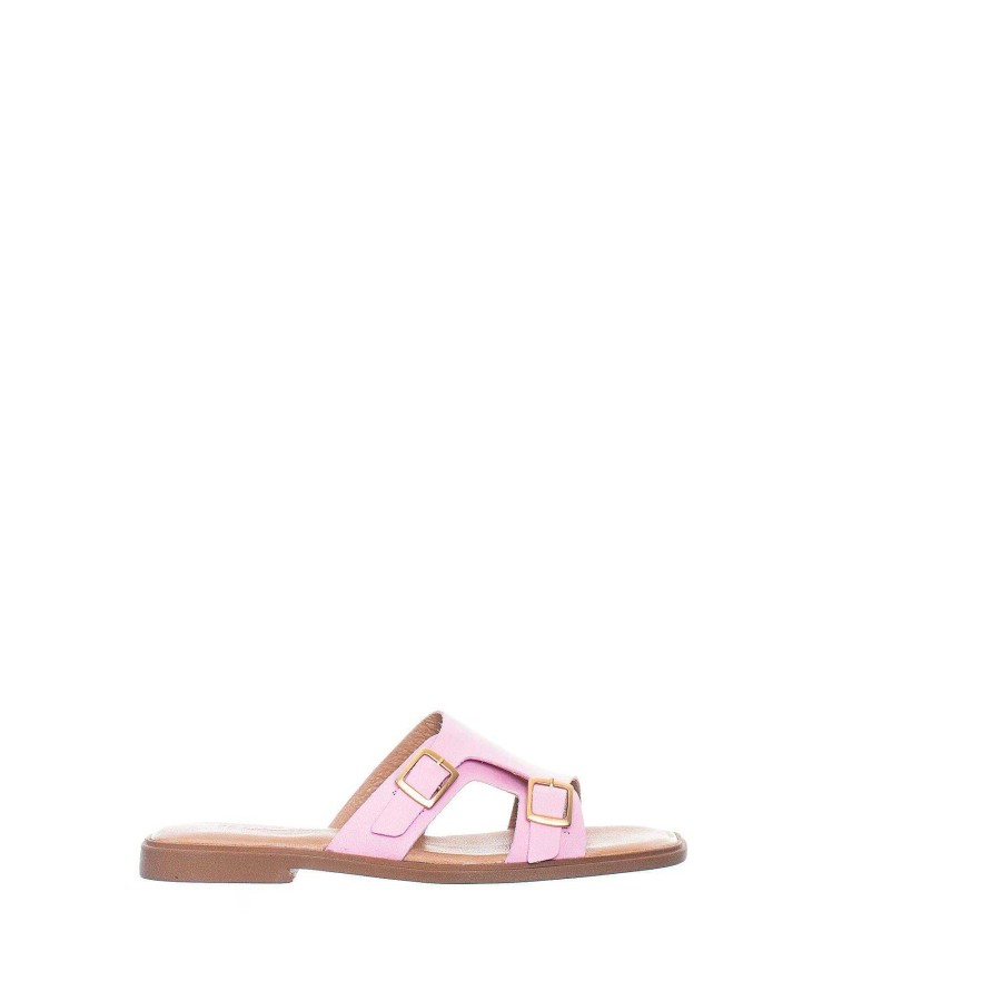 Dam Ten Points Sandaler|Slip-in sandaler|Hållbara sandaler | Olivia Slip-In — Ljusros