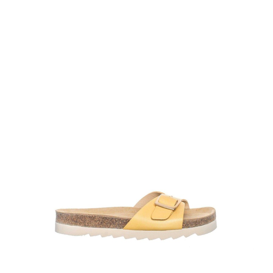 Dam Ten Points Sandaler|Slip-in sandaler|Hållbara sandaler | Vivienne Slip-In — Gul