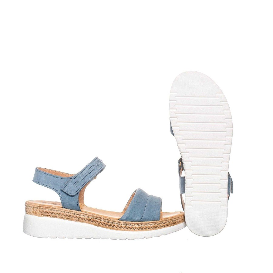 Dam Ten Points Sandaler|Hållbara sandaler | Malin Sandaler — Jeans Bla