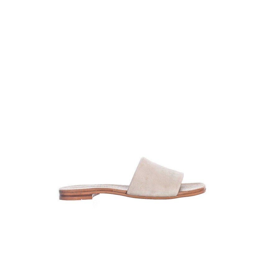 Dam Ten Points Sandaler|Slip-in sandaler|Hållbara sandaler | Madeleine Slip-In — Ljus Taupe