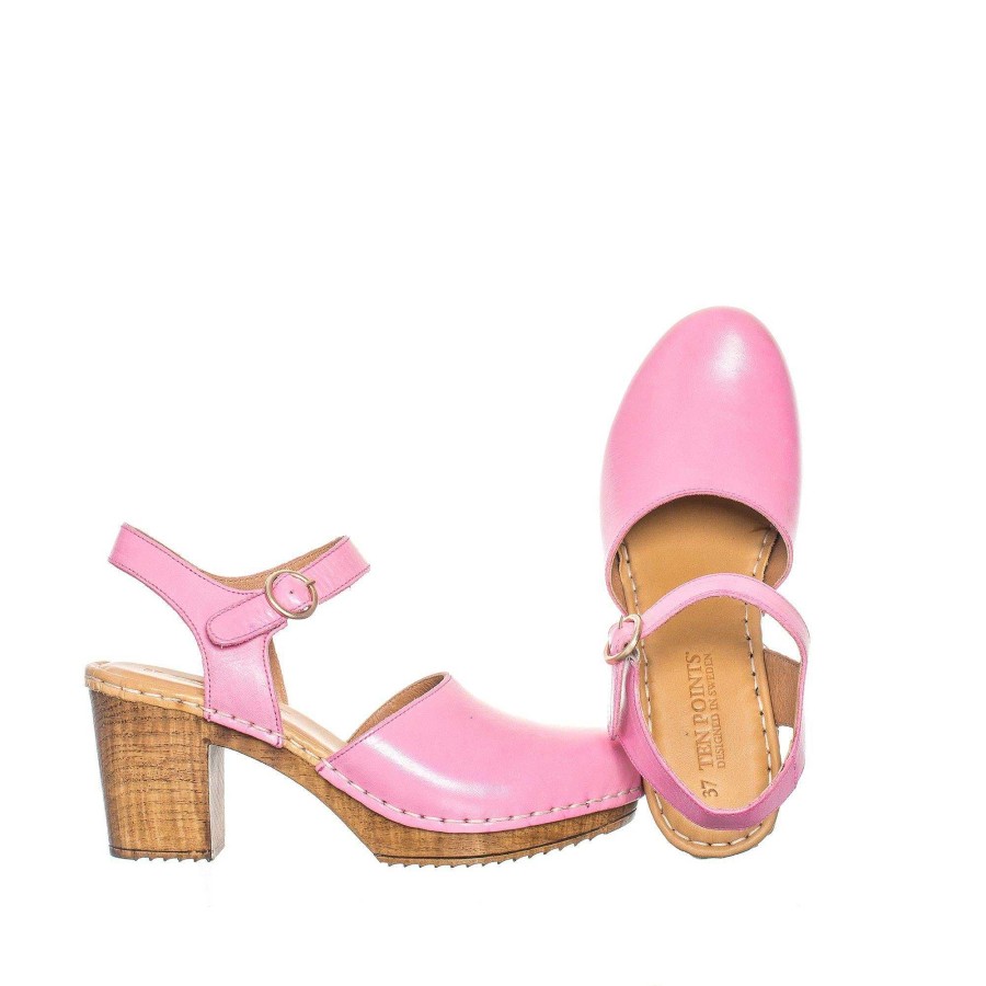 Dam Ten Points Sandaler|Clogs|Hållbara sandaler | Amelia Clogs — Rosa