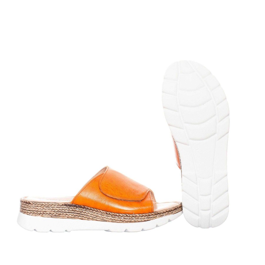 Dam Ten Points Sandaler|Slip-in sandaler|Hållbara sandaler | Maya Slip-In — Orange