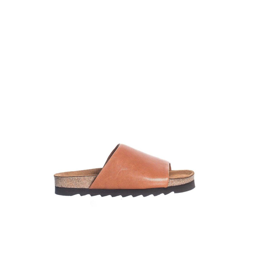 Dam Ten Points Sandaler|Slip-in sandaler|Hållbara sandaler | Vivienne Slip-In — Konjak