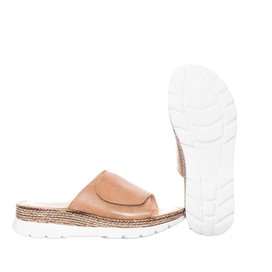 Dam Ten Points Sandaler|Slip-in sandaler|Hållbara sandaler | Maya Slip-In — Sand