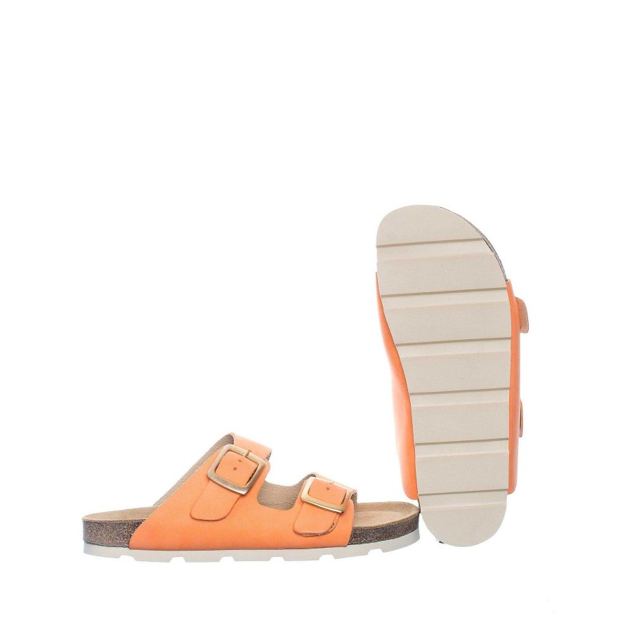 Dam Ten Points Sandaler|Slip-in sandaler|Hållbara sandaler | Vivienne Slip-In — Orange