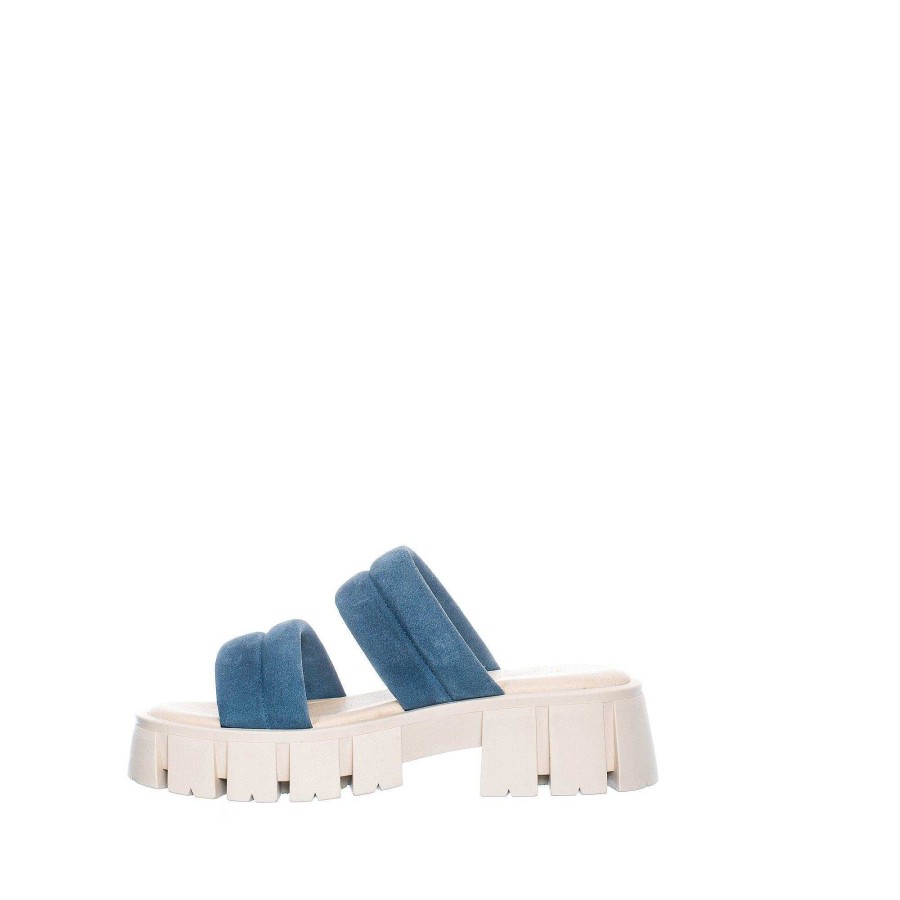 Dam Ten Points Sandaler|Slip-in sandaler|Hållbara sandaler | Serena Slip-In — Jeans Bla