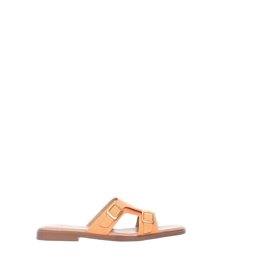 Dam Ten Points Sandaler|Slip-in sandaler|Hållbara sandaler | Olivia Slip-In — Orange