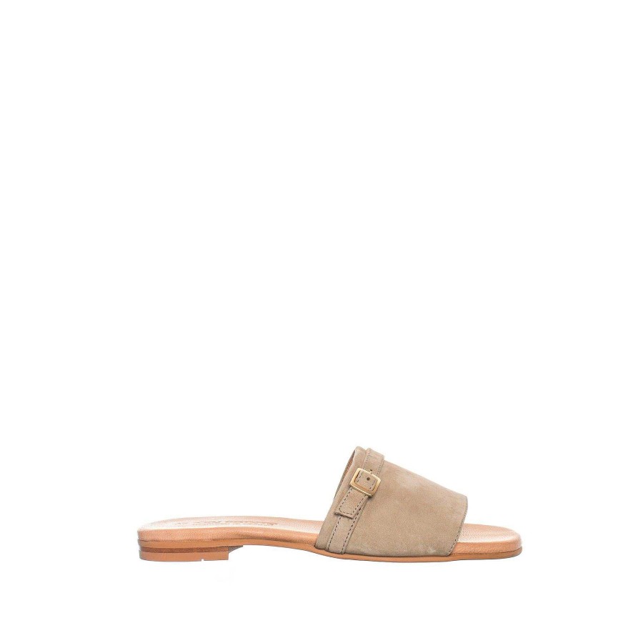 Dam Ten Points Sandaler|Slip-in sandaler|Hållbara sandaler | Marianne Slip-In — Taupe