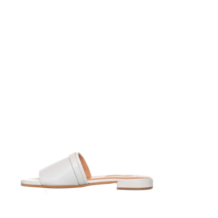 Dam Ten Points Sandaler|Slip-in sandaler|Hållbara sandaler | Marianne Slip-In — Vit