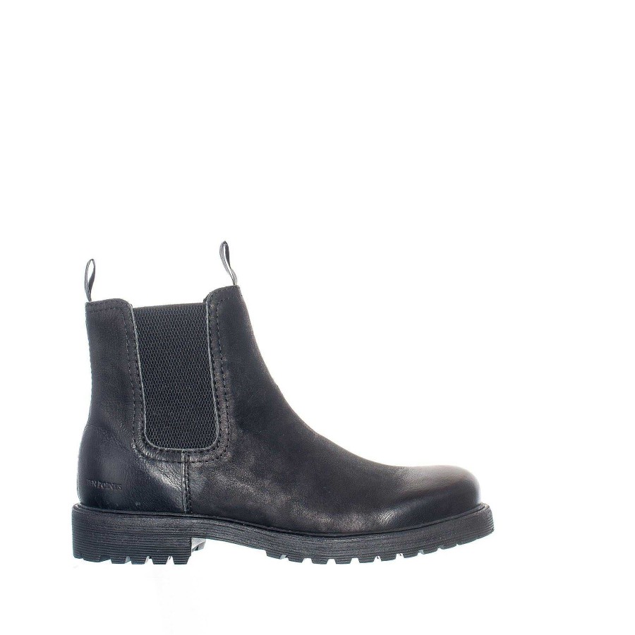 Herr Ten Points Chelsea boots|Varmfodrade kängor|Hållbara kängor | Bertil Varmfodrade Kangor — Svart