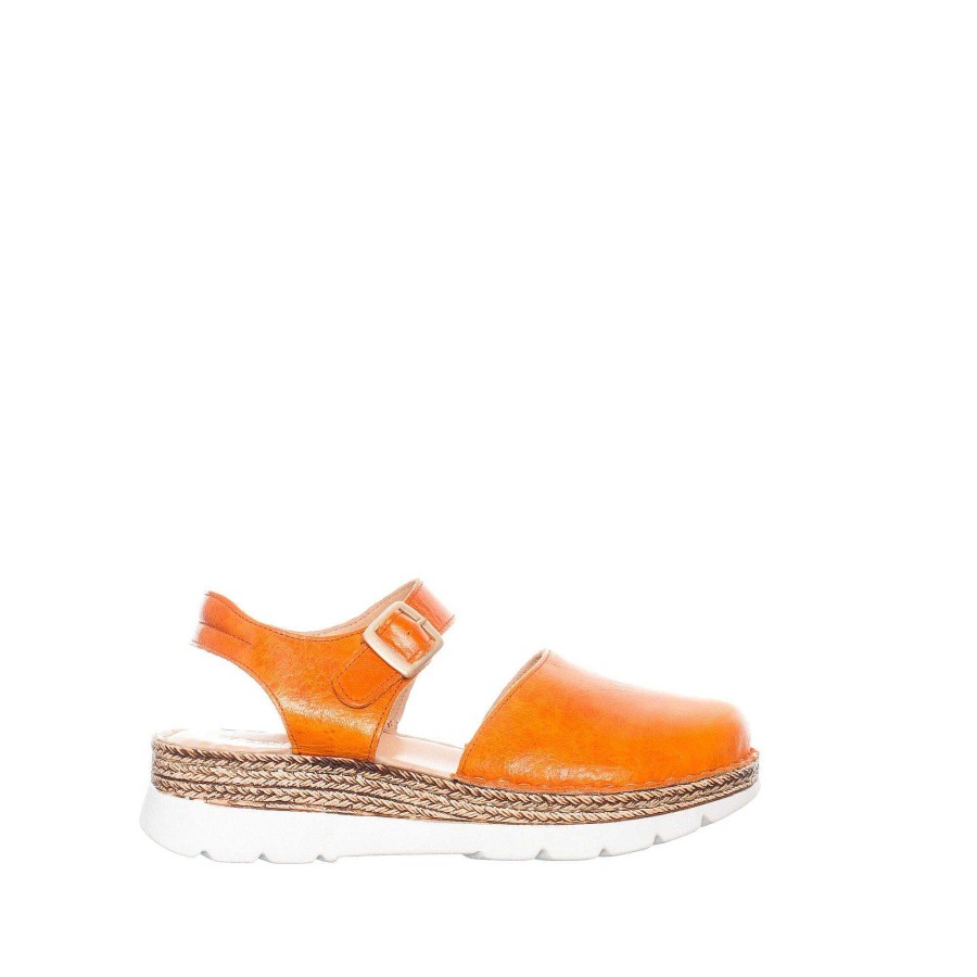 Dam Ten Points Sandaler|Hållbara sandaler | Maya Sandaler — Orange