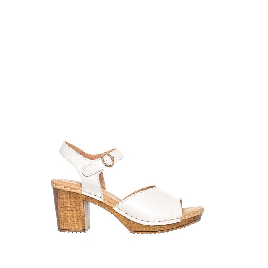 Dam Ten Points Sandaler|Clogs|Hållbara sandaler | Amelia Clogs — Vanilj