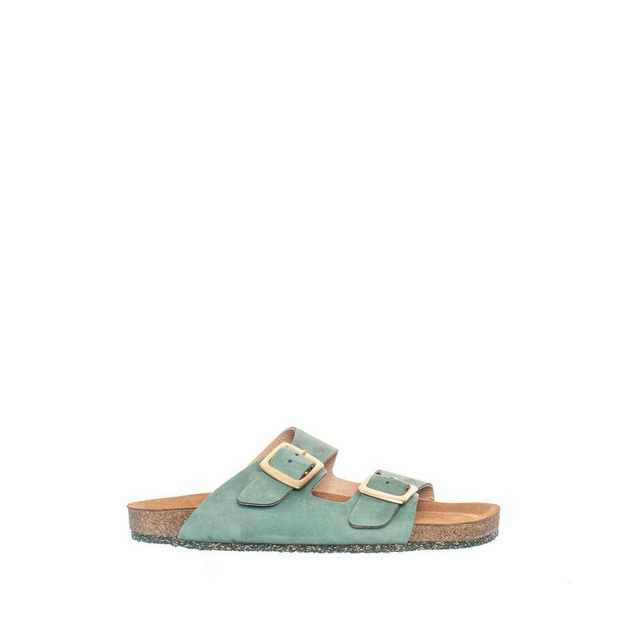 Dam Ten Points Sandaler|Slip-in sandaler|Hållbara sandaler | Vivienne Slip-In — Gron