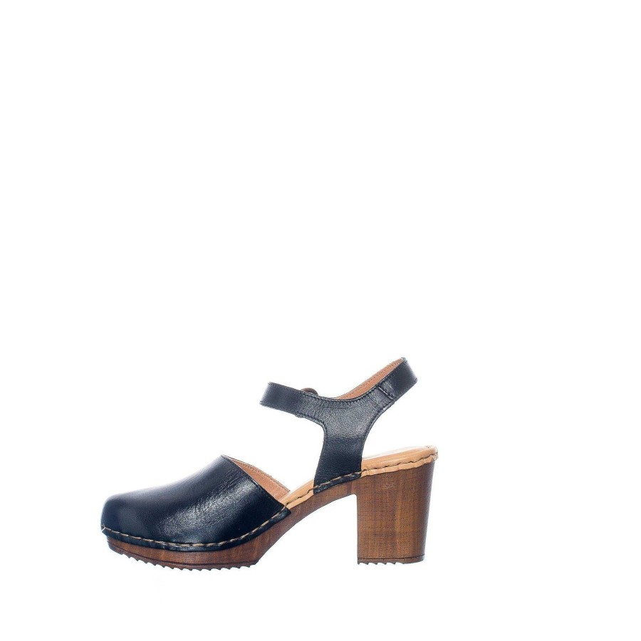 Dam Ten Points Sandaler|Clogs|Hållbara sandaler | Amelia Clogs — Svart