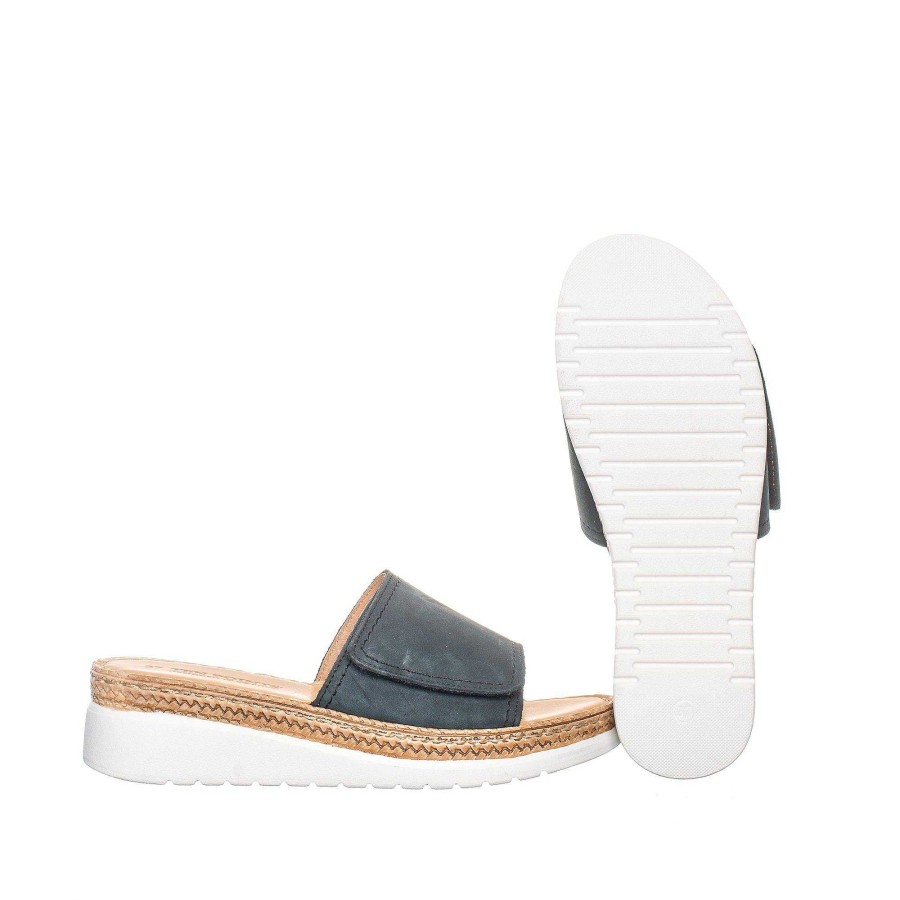 Dam Ten Points Sandaler|Slip-in sandaler|Hållbara sandaler | Malin Slip-In — Svart