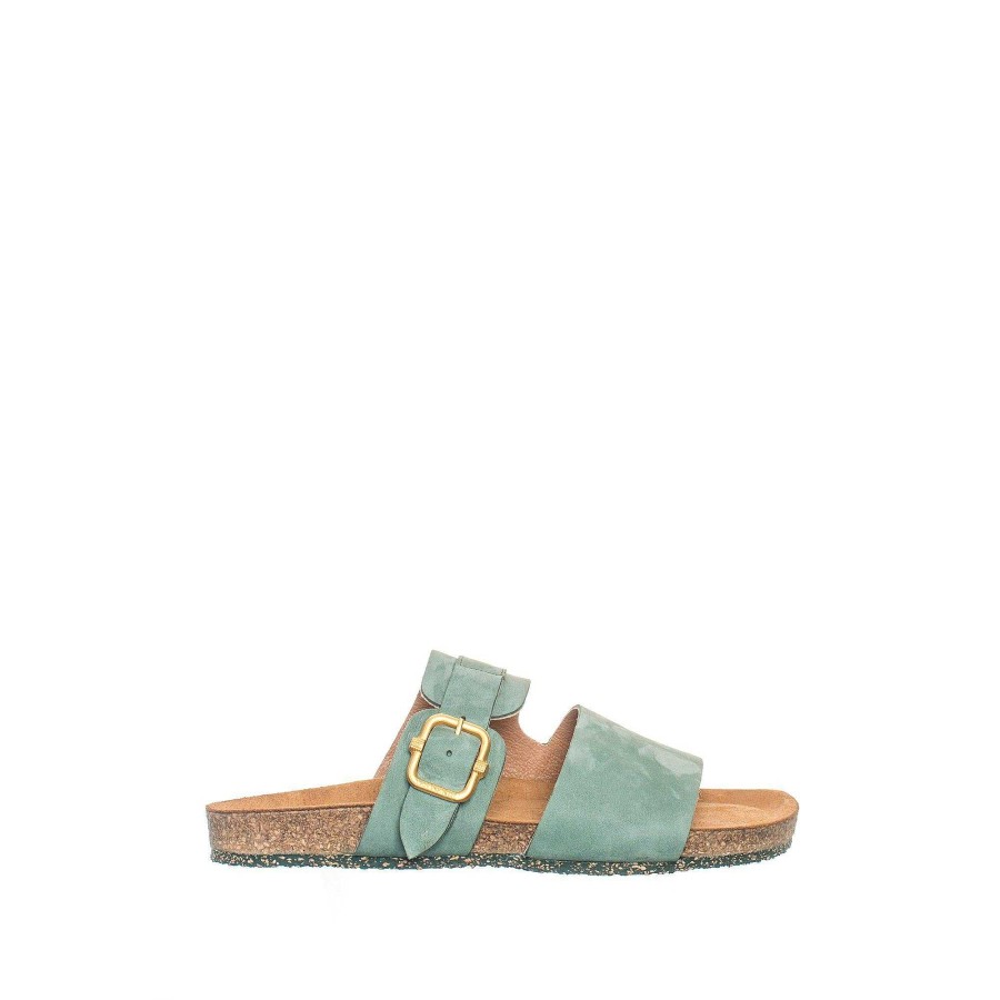 Dam Ten Points Sandaler|Slip-in sandaler|Hållbara sandaler | Vivienne Slip-In — Gron