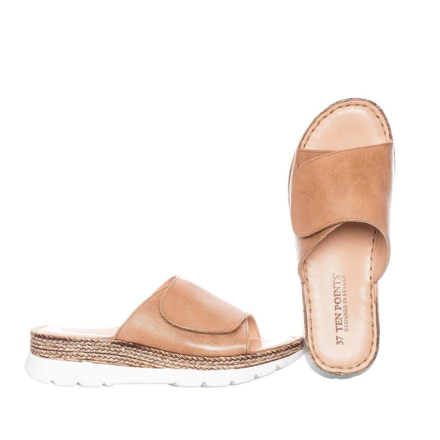 Dam Ten Points Sandaler|Slip-in sandaler|Hållbara sandaler | Maya Slip-In — Sand