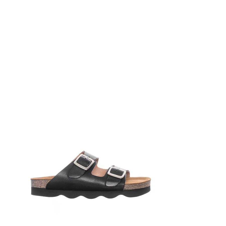 Dam Ten Points Sandaler|Slip-in sandaler|Hållbara sandaler | Vivienne Slip-In — Svart