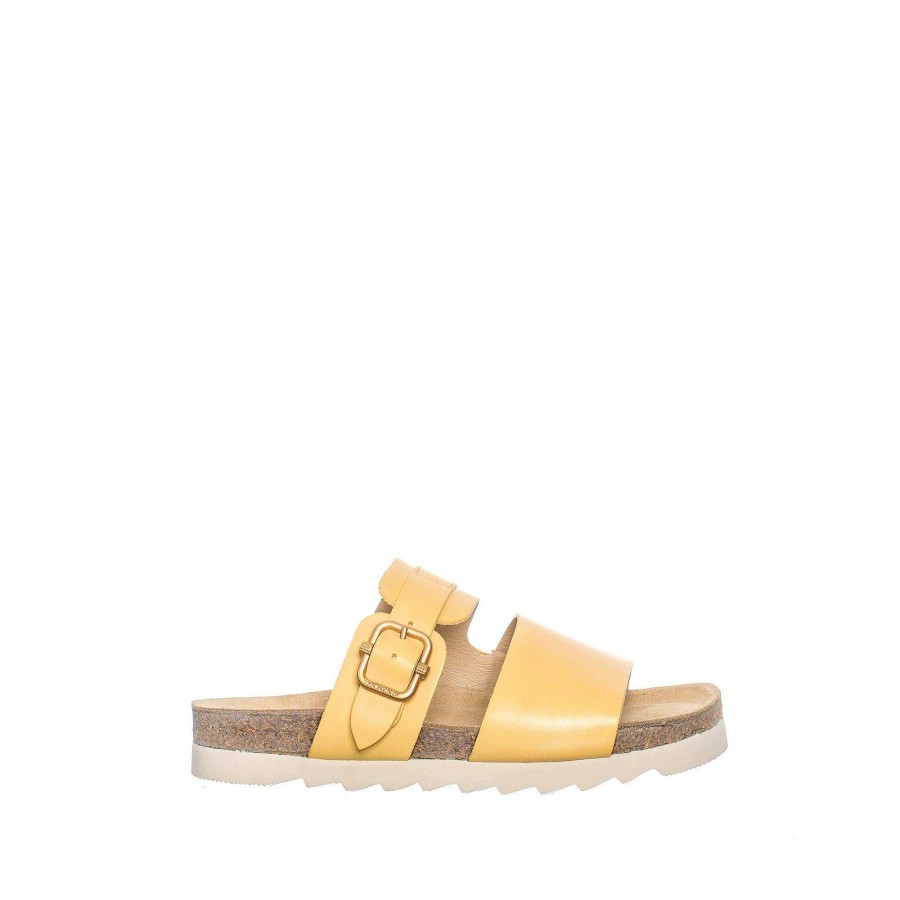 Dam Ten Points Sandaler|Slip-in sandaler|Hållbara sandaler | Vivienne Slip-In — Gul