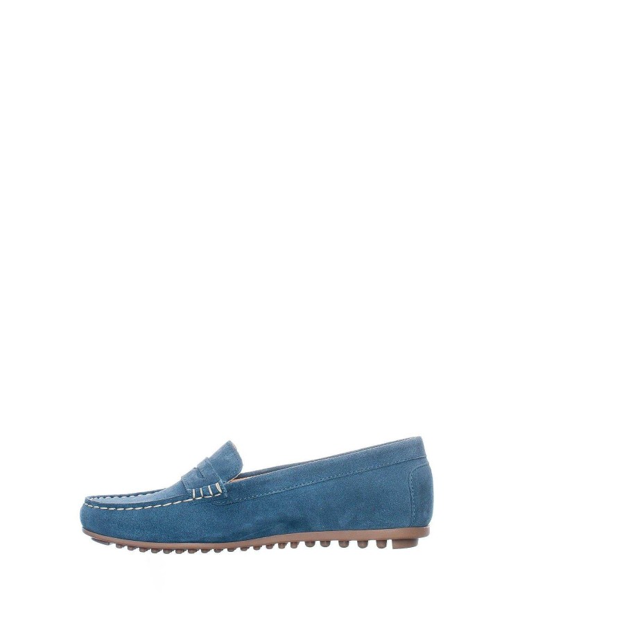 Dam Ten Points Lågskor|Hållbara skor|Loafers | Indy Loafers — Jeans Bla