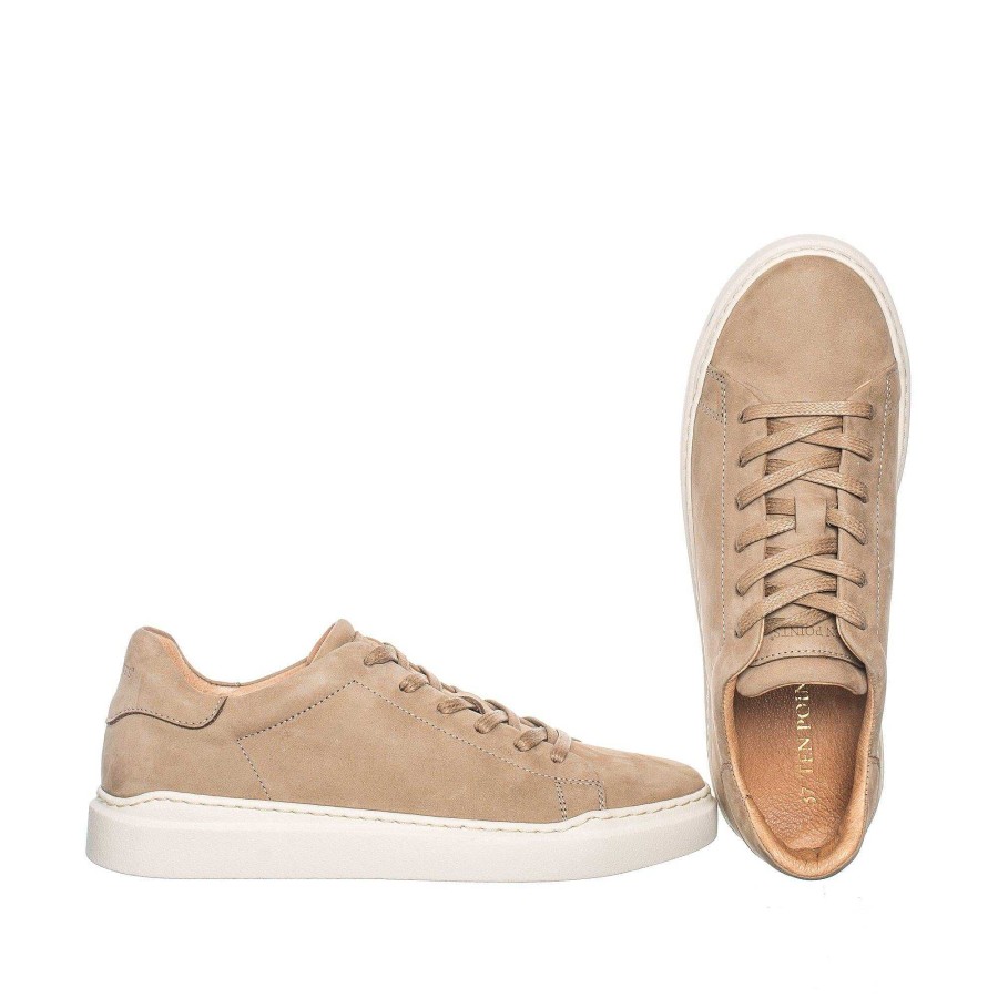 Dam Ten Points Snörskor|Sneakers|Hållbara skor | Isolde Sneakers — Taupe