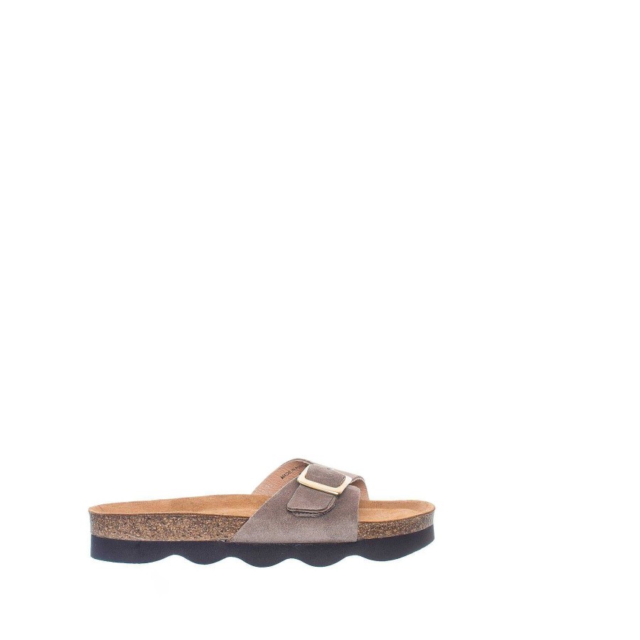 Dam Ten Points Sandaler|Slip-in sandaler|Hållbara sandaler | Vivienne Slip-In — Taupe