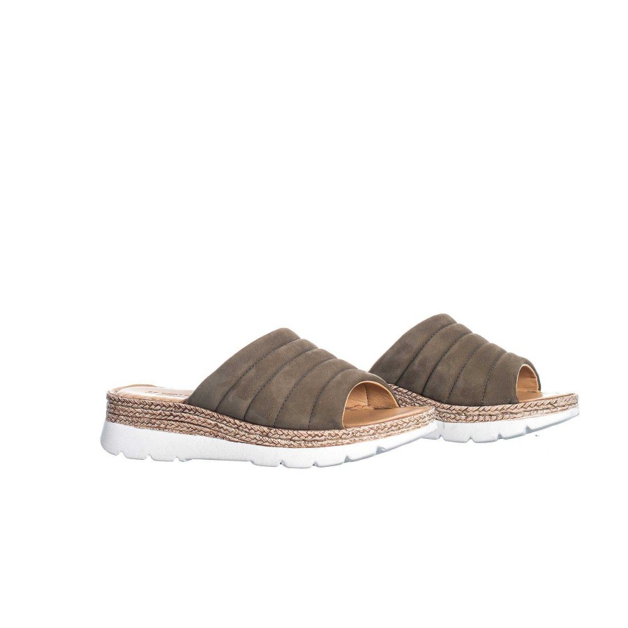 Dam Ten Points Sandaler|Slip-in sandaler|Hållbara sandaler | Maya Slip-In — Kaki