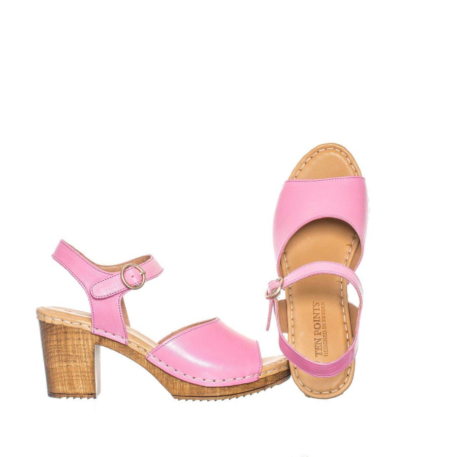 Dam Ten Points Sandaler|Clogs|Hållbara sandaler | Amelia Clogs — Rosa