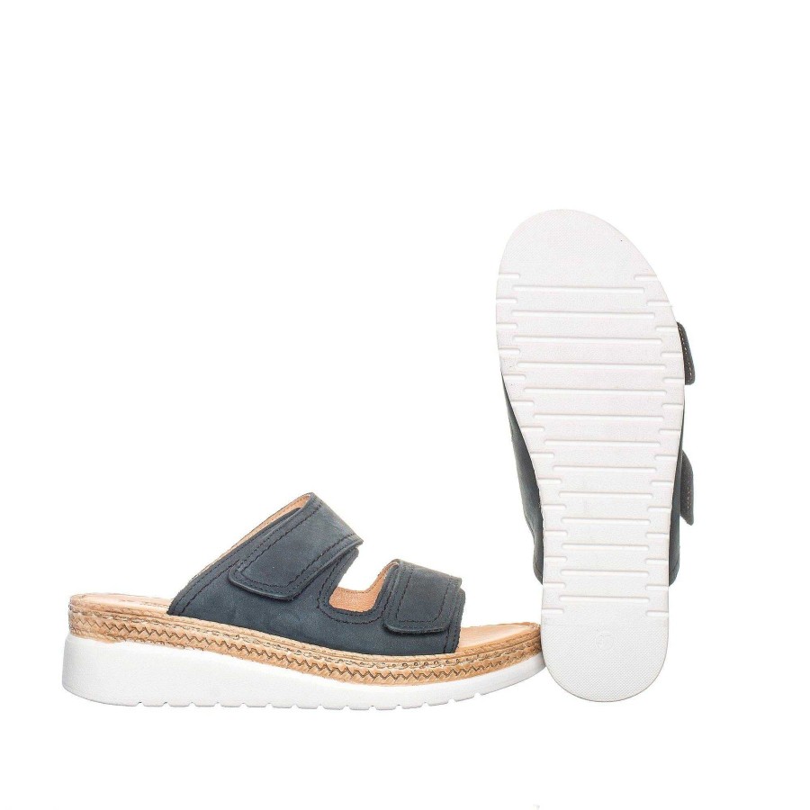 Dam Ten Points Sandaler|Slip-in sandaler|Hållbara sandaler | Malin Slip-In — Svart