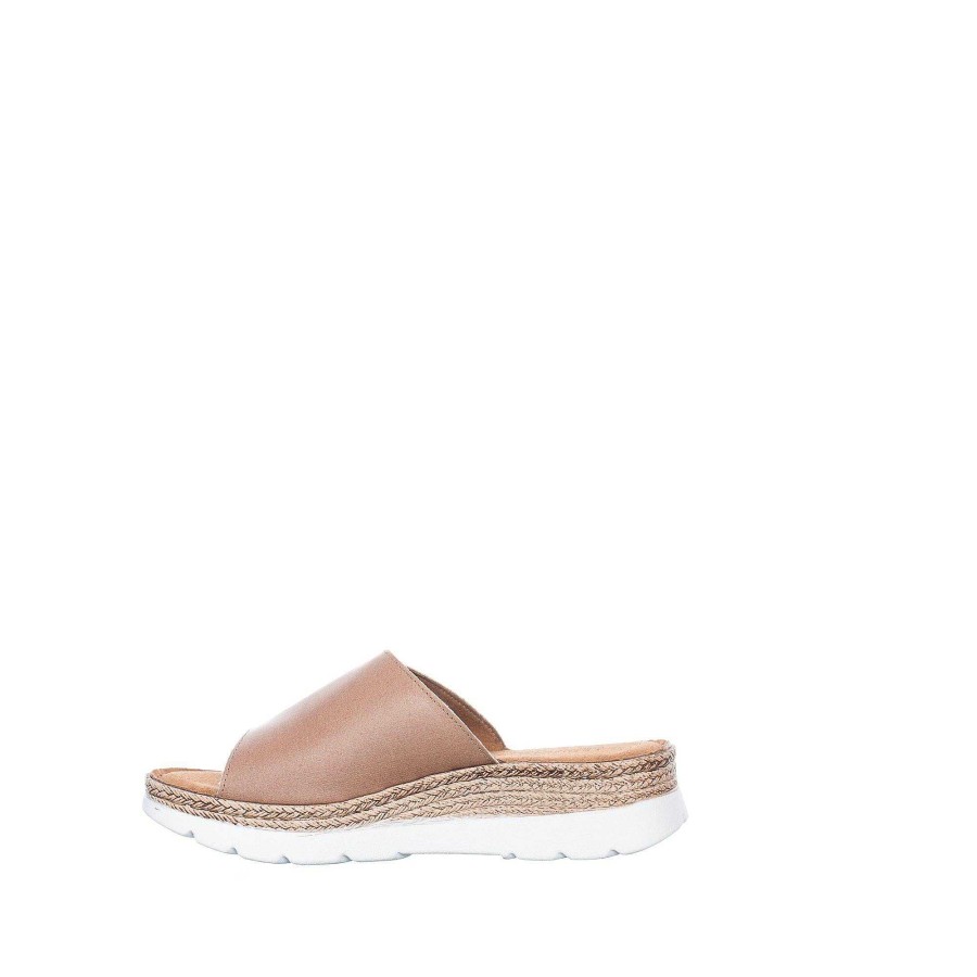 Dam Ten Points Sandaler|Slip-in sandaler|Hållbara sandaler | Maya Slip-In — Konjak