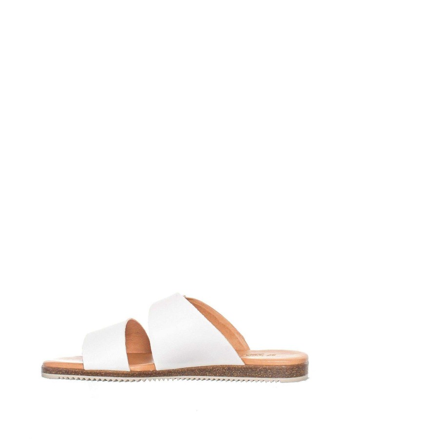 Dam Ten Points Sandaler|Slip-in sandaler|Hållbara sandaler | Tindra Slip-In — Vit