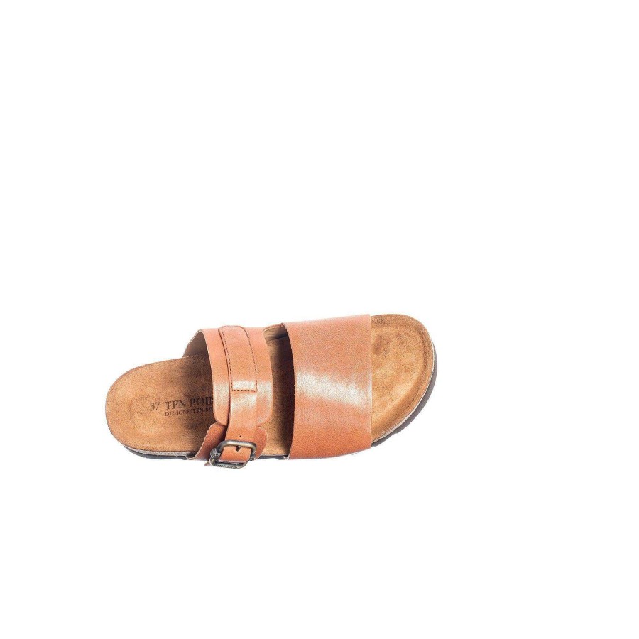 Dam Ten Points Sandaler|Slip-in sandaler|Hållbara sandaler | Vivienne Slip-In — Konjak