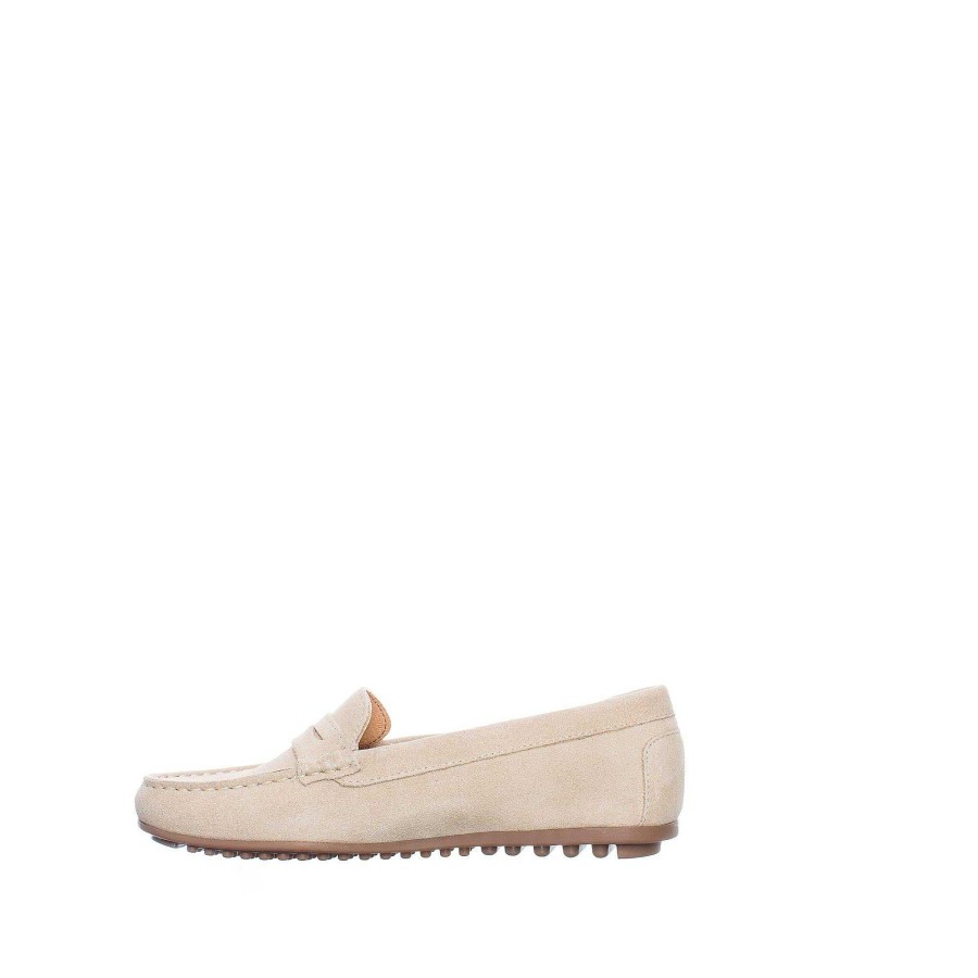 Dam Ten Points Lågskor|Hållbara skor | Indy Loafers — Sand