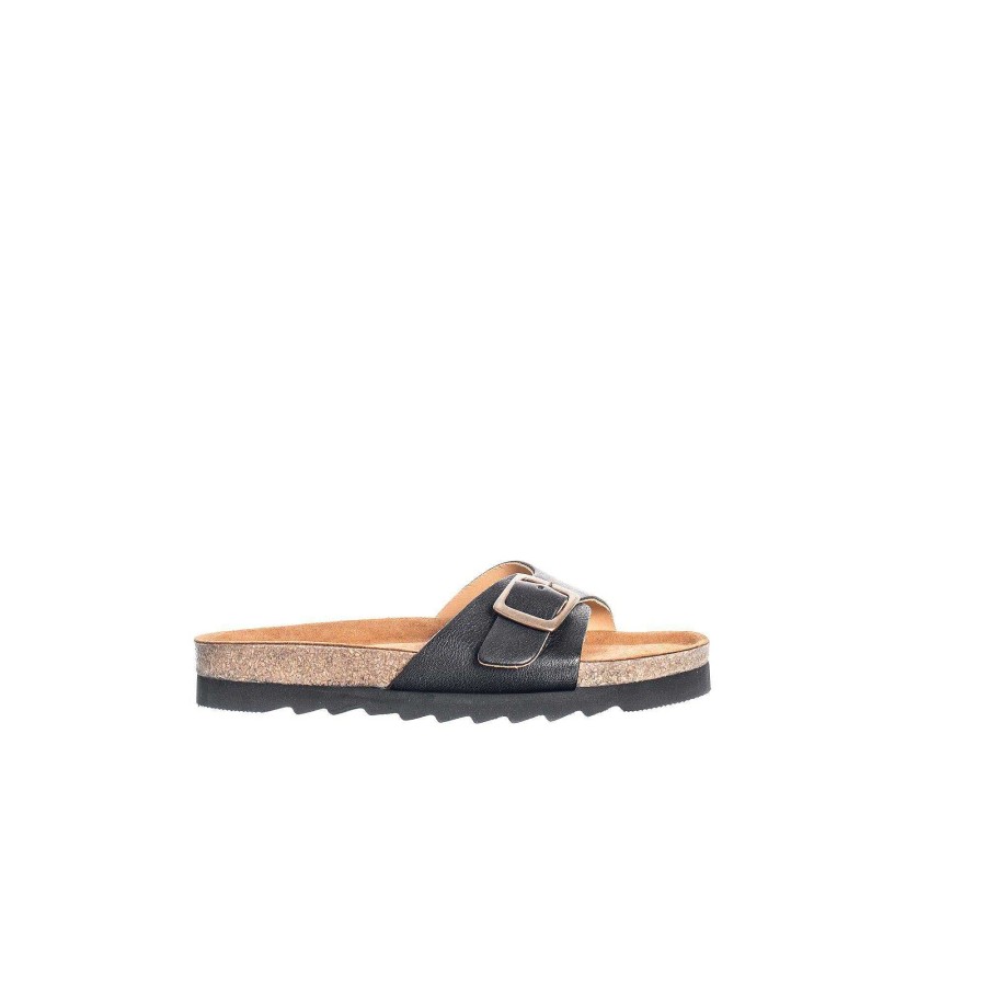 Dam Ten Points Sandaler|Slip-in sandaler|Hållbara sandaler | Vivienne Slip-In — Svart