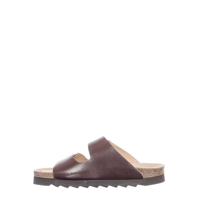 Dam Ten Points Sandaler|Slip-in sandaler|Hållbara sandaler | Vivienne Slip-In — Choklad