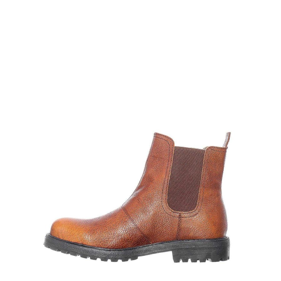 Herr Ten Points Chelsea boots|Varmfodrade kängor|Hållbara kängor | Bertil Varmfodrade Kangor — Konjak