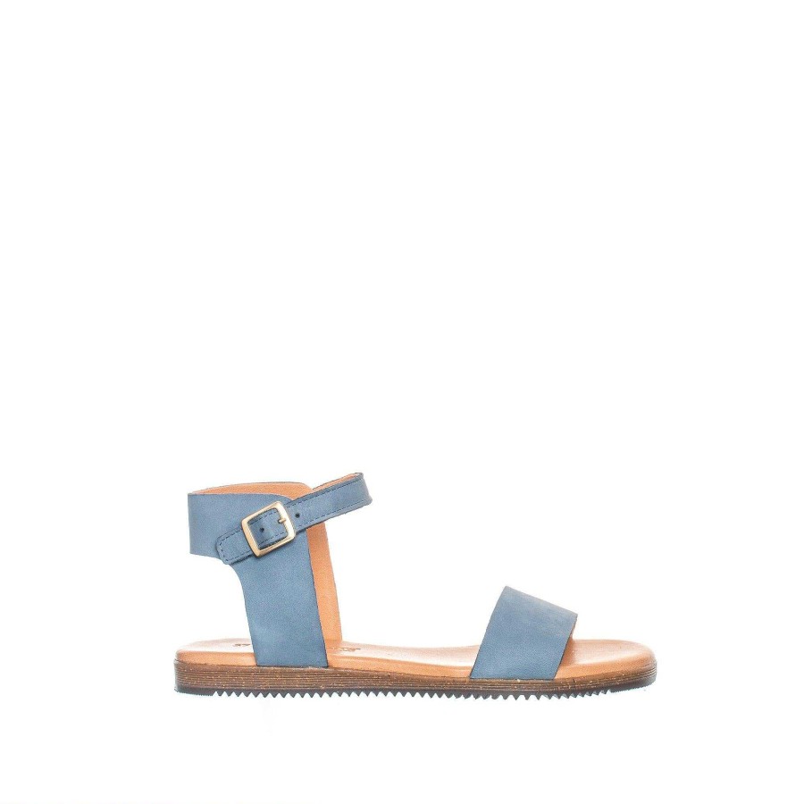 Dam Ten Points Sandaler|Hållbara sandaler | Tindra Sandaler — Jeans Bla