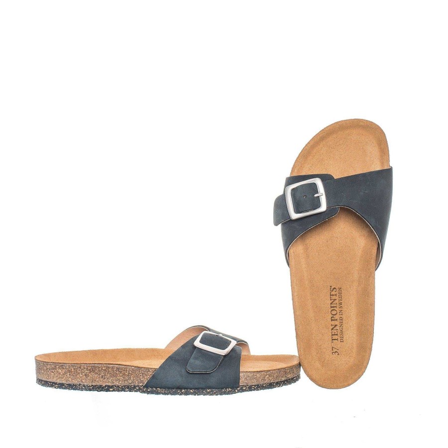 Dam Ten Points Sandaler|Slip-in sandaler|Hållbara sandaler | Vivienne Slip-In — Svart