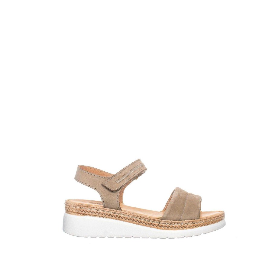 Dam Ten Points Sandaler|Hållbara sandaler | Malin Sandaler — Taupe