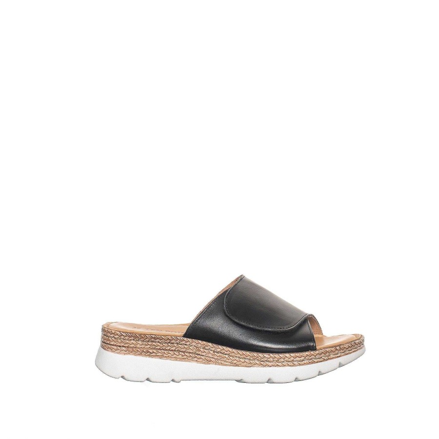 Dam Ten Points Sandaler|Slip-in sandaler|Hållbara sandaler | Maya Slip-In — Svart