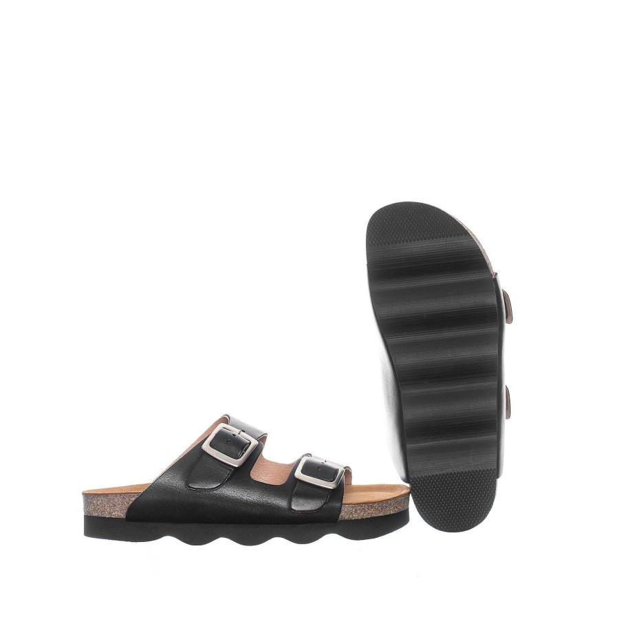 Dam Ten Points Sandaler|Slip-in sandaler|Hållbara sandaler | Vivienne Slip-In — Svart